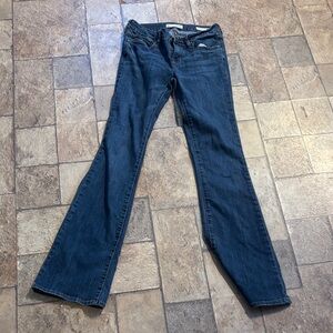 Bullhead Dark Blue Women's Boot Cut Jeans Long